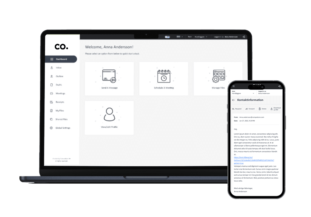 Skicka känslig information som säkra meddelanden